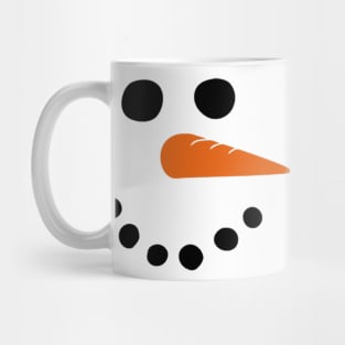 snowman face Mug